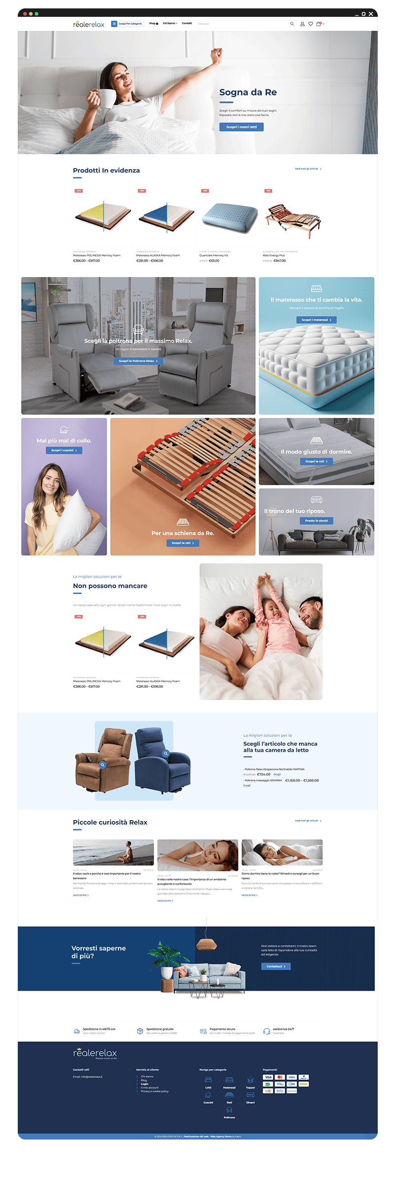 Sito Web Interno Reale Relax - Portfolio
