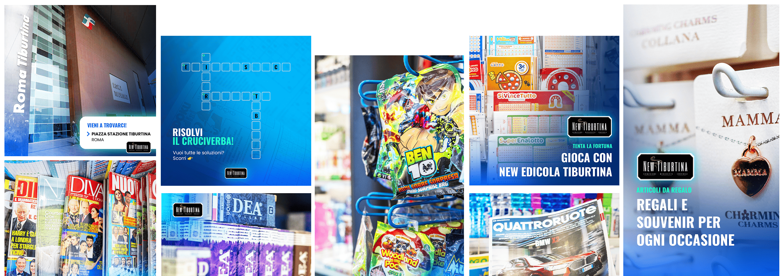 Gestione Canali Social New Edicola Tiburtina - Portfolio