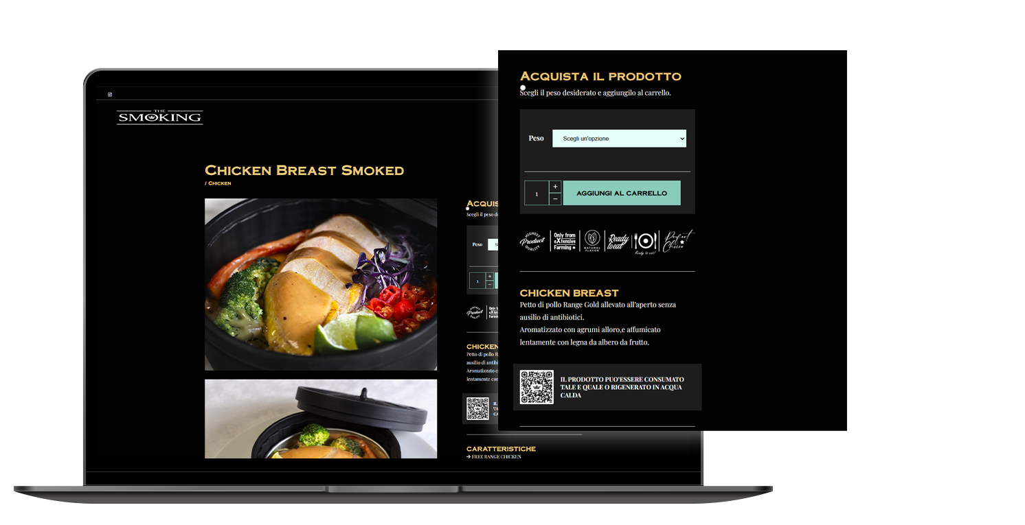 Soluzioni Custom Wordpress WooCommerce The Smoking - Portfolio
