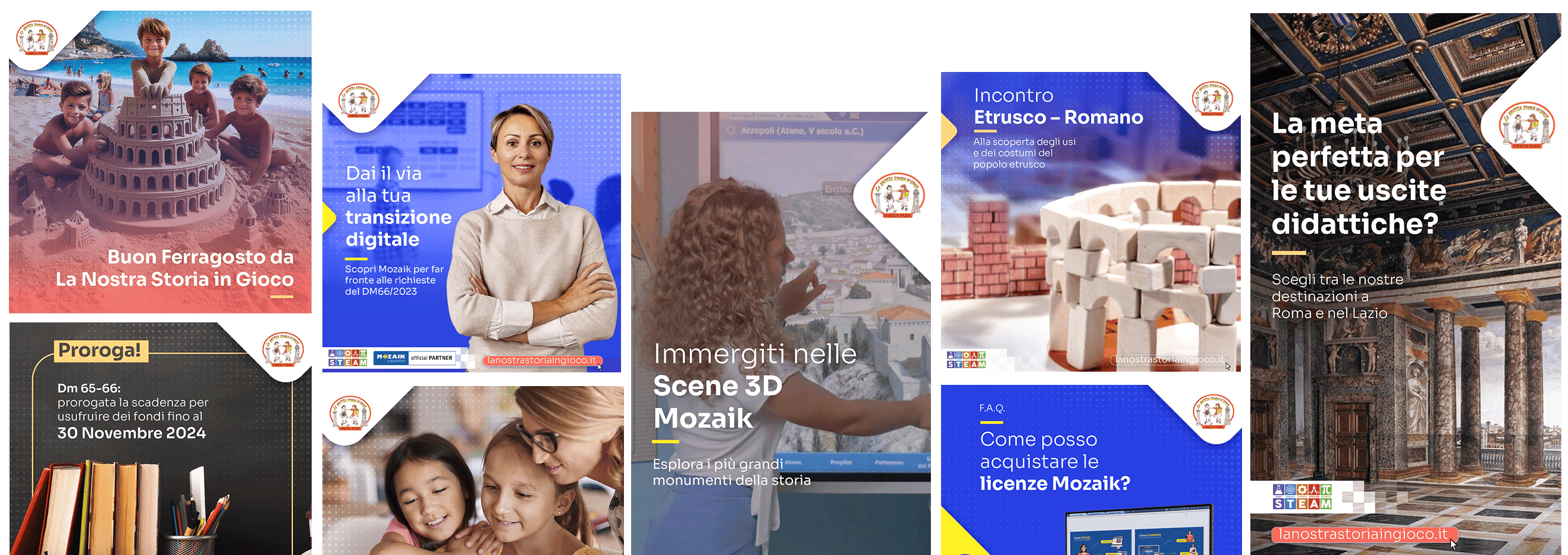 Gestione Canali Social La Nostra Storia in Gioco - Portfolio