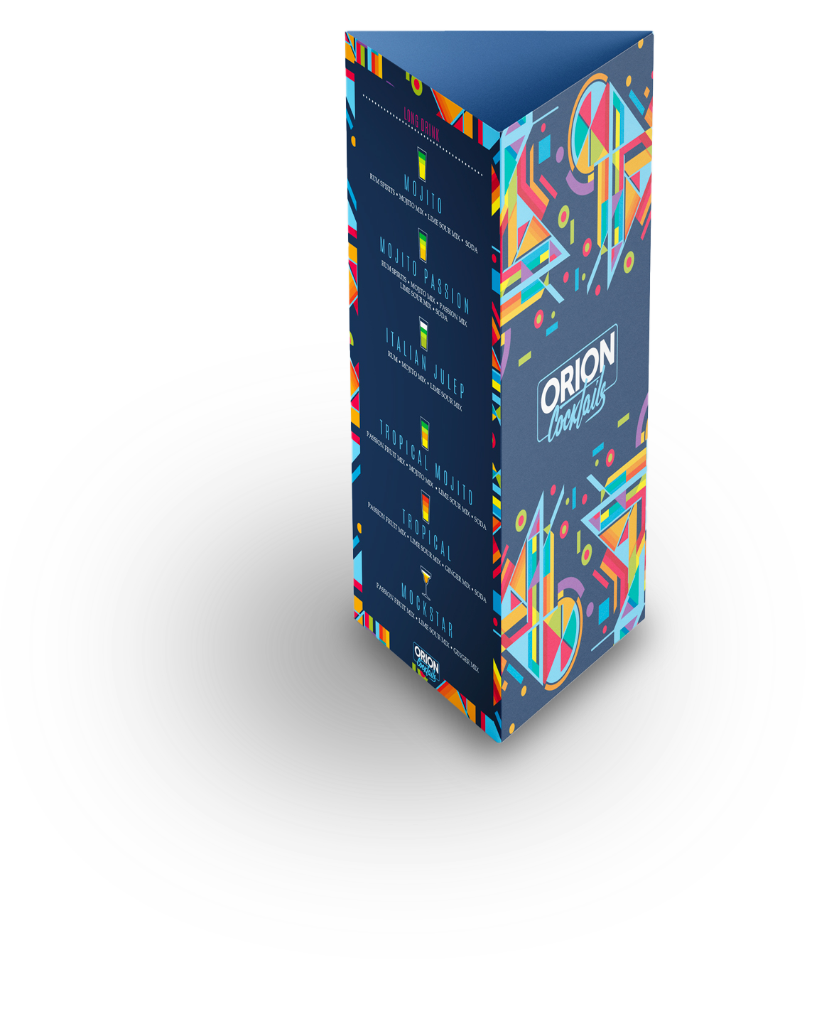 Brochure e Materiale Promozionale Orion Cocktails - Portfolio