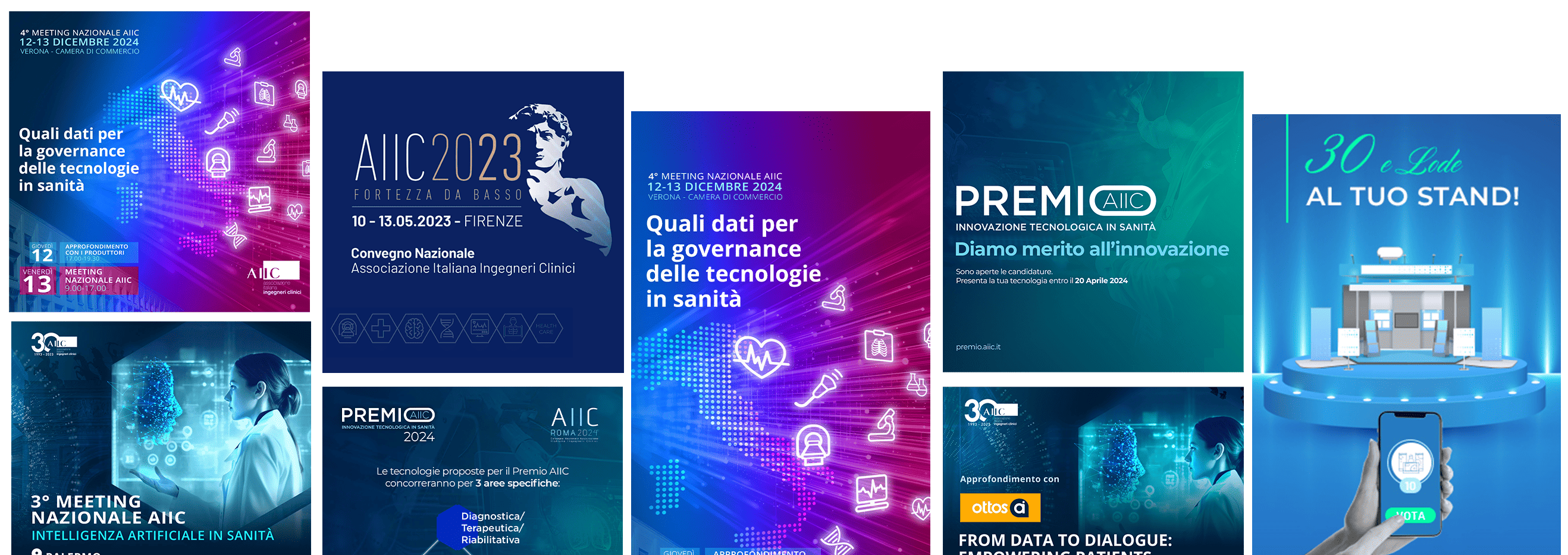 Realizzazione Keyvisual Eventi AIIC - Portfolio