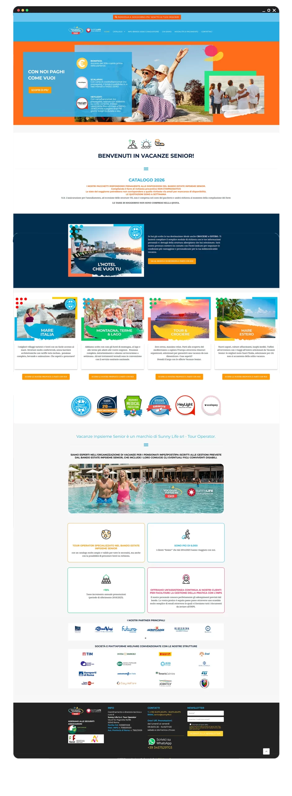 0 Sito Interno vacanze senior