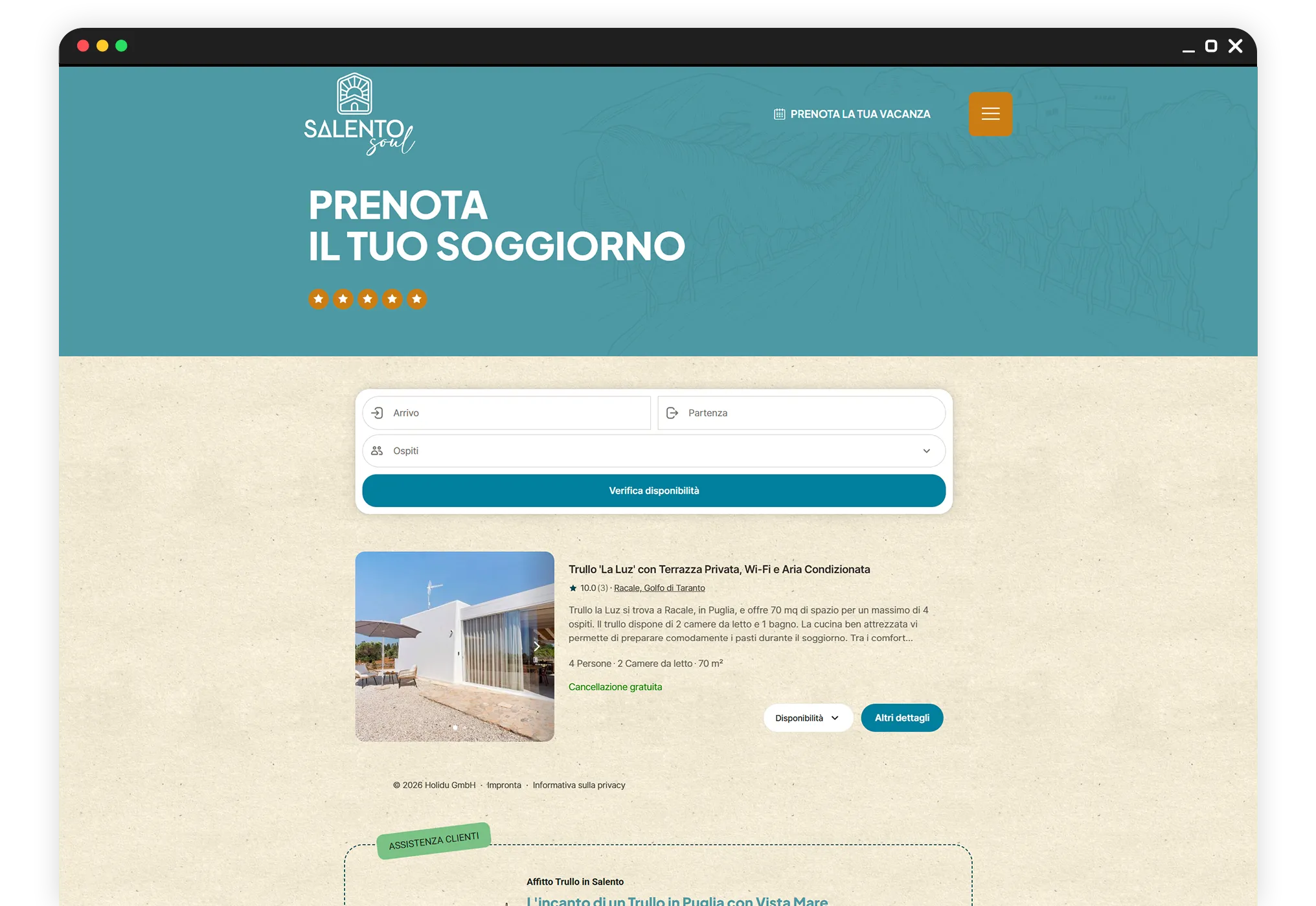 1 Progettazione Web SALENTO SOUL