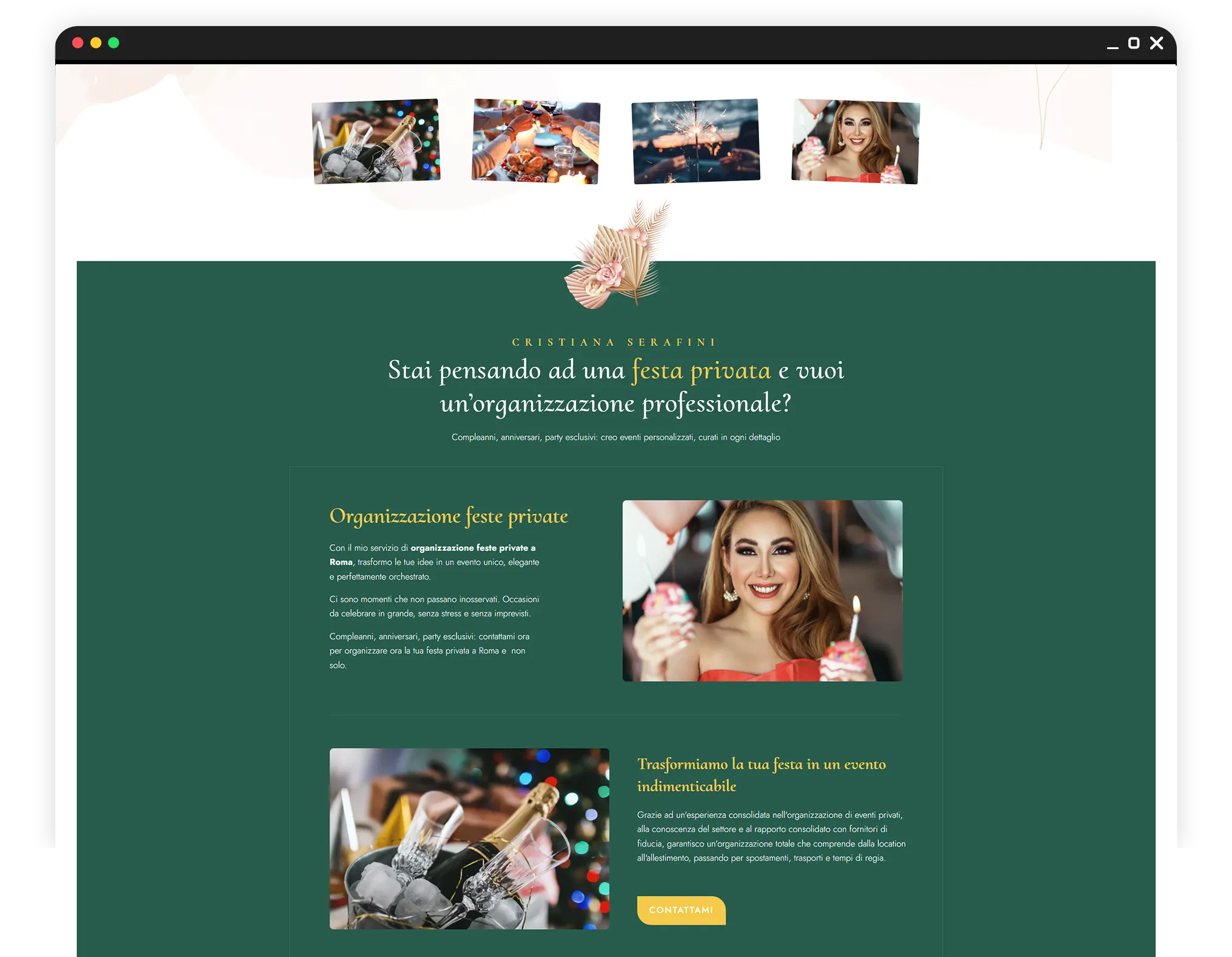 Mockup sit Cristiana Serafini